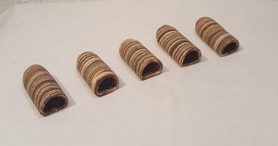 5x Welshöhle Laichhöhle 5,5cm bunt halbrund Tonhöhle für Krebse, Aquarium