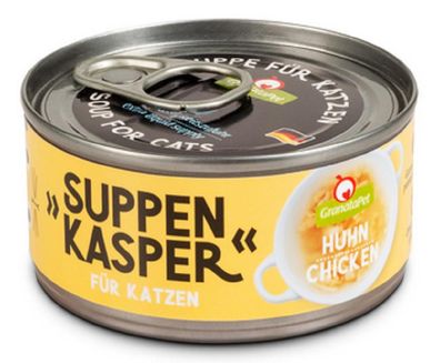 GranataPet ¦ Suppenkasper - Huhn - 12 x 70g ¦ feine Brühe für jede Katze