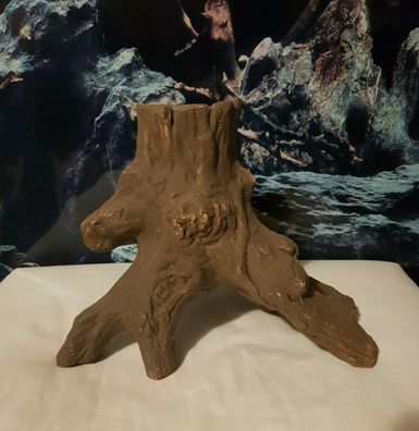 Keramikwurzel Baumwurzel groß 18cm Versteck Wurzel Deko Höhle Aquarium Welse