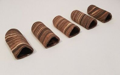 5x Welshöhle Laichhöhle 6,5cm bunt stollenform Tonhöhle für Krebse, Welse TOP