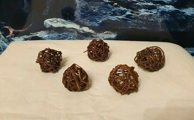 5x Branch Shelter natural 4cm Gr. S - Nano Deko Unterschlupf Garnelen Aquarium