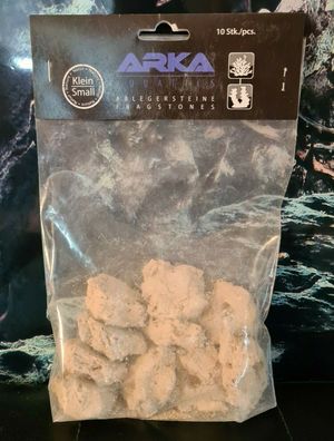 Arka Ablegerstein natur klein 10 Stk. - aus Riffkeramik für Meerwasser Aquarium