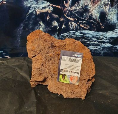Hobby Island Lava 16x8,5x13cm - 1070g Stein für Welse, Fische, Aquarium, Deko