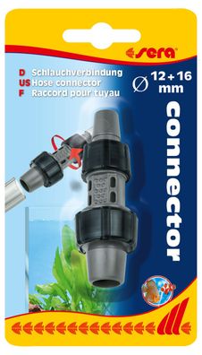 Sera Connector Schlauchverbindung für 12mm + 16mm Schläuche Aquariumschlauch