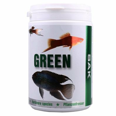 SAK green Flockenfutter - 1000ml - Futter für alle Zierfischarten