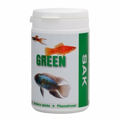 SAK green Granulat Gr. 2 - 300ml - Futter für alle Zierfischarten