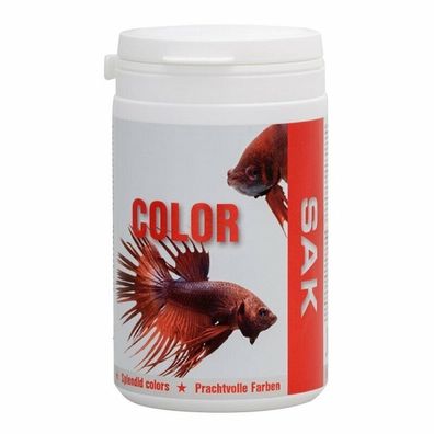 SAK color Flockenfutter - 300ml - Futter zur Stärkung der Fischfarben