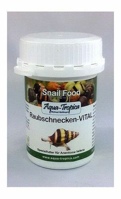 Aqua-Tropica Raubschnecken-VITAL 35g - Spezialfutter für Anentome Helena