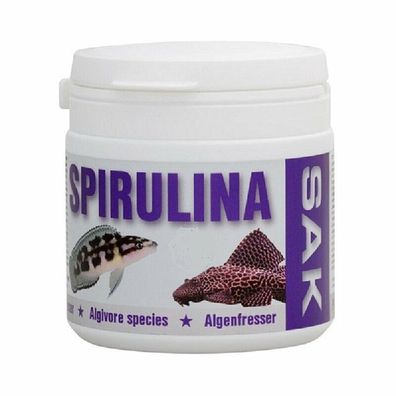 SAK Spirulina Flockenfutter 150ml - Futter mit 25% Spirulina für Zierfische
