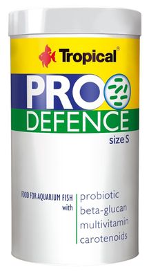 Tropical Pro Defence Size S Futter mit Probiotikum für alle Aquarienfische 100ml