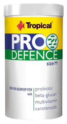 Tropical Pro Defence Size M Futter mit Probiotikum für alle Aquarienfische 100ml