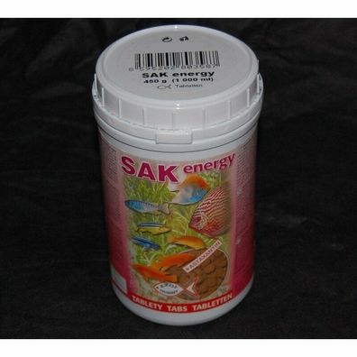 SAK energy Tabletten 1000ml - Futtertabletten für Diskus, Skalare, Welse