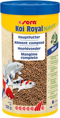 Sera Koi Royal Mini Nature 1000ml - Hauptfutter für kleine Koi bis 12cm