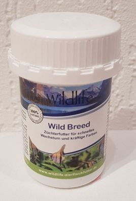 Wildlife Wild Breed 10g - Züchterfutter für schnelles Wachstum - 100% Natural