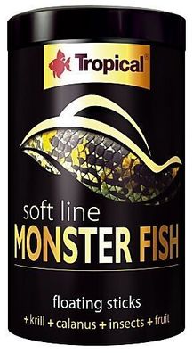 Tropical soft line Monster Fish 1000ml - schwimmende Sticks für große Fische