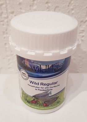 Wildlife Wild Regular 10g - Hauptfutter für alle Zierfische Flocke 100% Natural