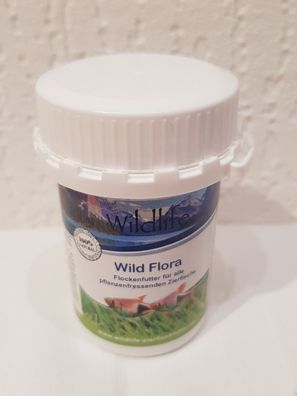 Wildlife Wild Flora 10g - Flockenfutter für alle Zierfische 100% Natural