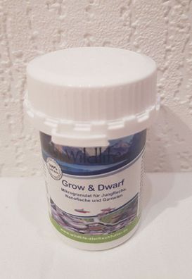 Wildlife Wild Grow & Dwarf 40g - Mikrogranulat für Jungfische 100% Natural