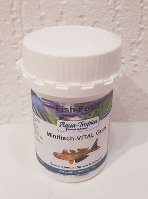 Aqua-Tropica Minifisch-VITAL Gran 30g - langsam sinkendes Mikrogranulat