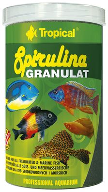 Tropical Spirulina Granulat 100ml Garnelen Krebse Welse Fische mit 6% Spirulina