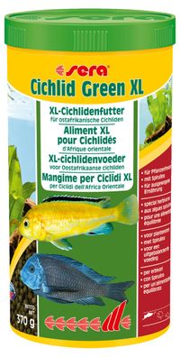 Sera Cichlid Green XL 1000ml - XL-Cichlidenfutter für ostafrikanische Cichliden