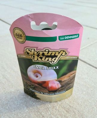 Dennerle Shrimp King Snail Stixx 45g - Hauptfutter für Süßwasser Schnecken