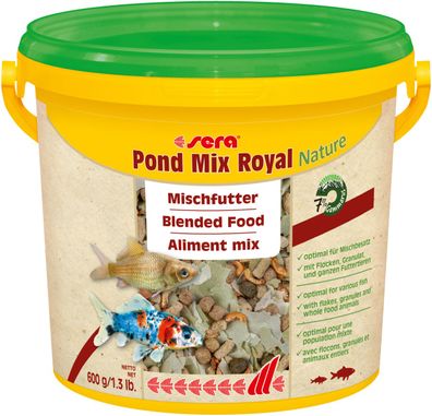 Sera Pond Mix Royal Nature 3800ml - Mischfutter für Teichfische / Mischbesatz