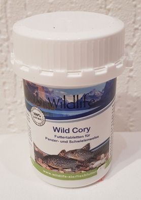 Wildlife Wild Cory 45g - Futtertabletten für Panzerwelse 100% Natural