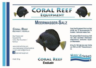 Coral Reef Exclusiv Natursalz 25kg Karton + 2x Bright Color SPS I / II je 500ml