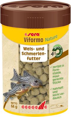 Sera Viformo Nature 100ml - 258 Futtertabletten Wels- und Schmerlenfutter MHD 06/23