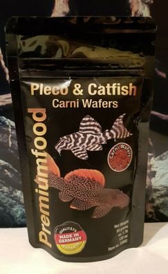 Discusfood Premiumfood Pleco & Catfish Carni Wafers 50g - Wels Chips für Welse