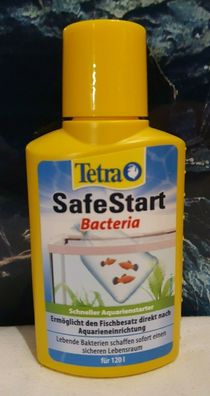 Tetra Safe Start Bacteria 100ml - schneller Aquarienstarter - lebende Bakterien