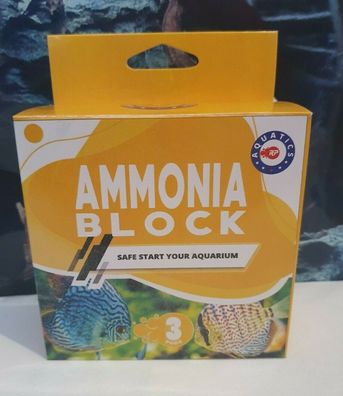 Aquatics Ammonia Block 300g zur Ammoniak Entfernung Süß- + Meerwasser Aquarium