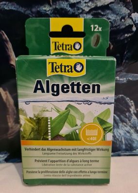 Tetra Algetten 12 Stück - verhindert das Algenwachstum mit langfristiger Wirkung