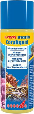 Sera marin coraliquid 100ml - Futter für Filtrierende Tiere Meerwasser MHD 01/21