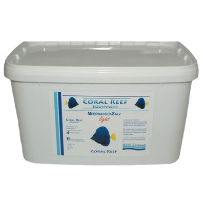 Coral Reef light 10kg Eimer - Salz für Meerwasser Fisch + Korallen Aquarium