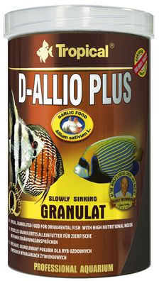 Tropical D-Allio Plus Granulat mit Knoblauch speziell für Diskus + Fische 250ml
