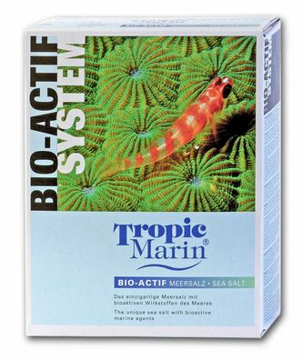 Tropic Marin Bio-Actif Meersalz 4kg Karton - Salz Meerwasser Aquarium