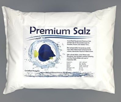 Coral Reef Premium Meerwasser Salz 20kg Beutel + 2kg GRATIS - SUPER Sparpreis