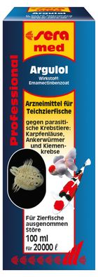 Sera med Argulol 100ml - Arzneimittel Teichzierfische Karpfenläuse Ankerwürmer