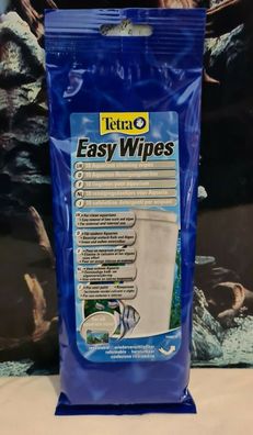 Tetra Easy Wipes - 10 Aquarien-Reinigungstücher für Süß- + Meerwasser Aquarium