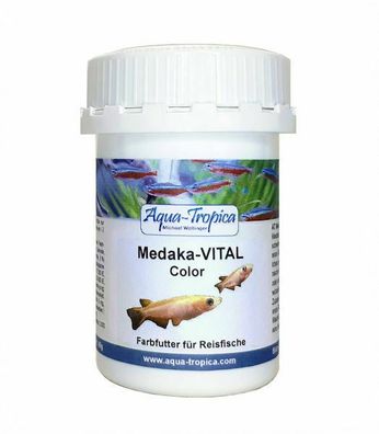 Aqua-Tropica Medaka-VITAL Color 40g - Spezial Farbfutter Medaka Reisfische