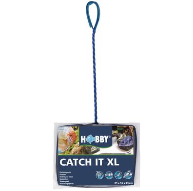 Hobby Catch XL - weiches Fischfangnetz 21x16x33cm schwarz Fangnetz Aquarium