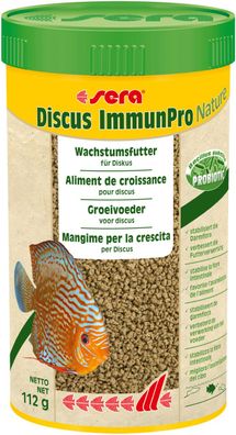 Sera Discus ImmunPro Nature 250ml - Wachstumsfutter für Diskus Fische Aquarium