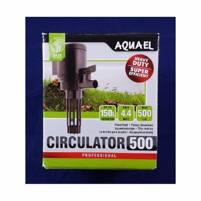 Aquael Circulator 500 Aquarium Strömungspumpe Zirkulation für Süß- + Meerwasser