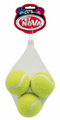 Hunde Tennisbälle 3er-Set Tennisball Soundball Spielzeug Hund Ball schwimmend