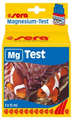 Sera Mg Test - Magnesium-Test 3x 15ml - Wassertest Meerwasser Aquarium