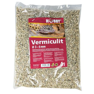 Hobby Vermiculit 3-6mm 4 Liter - Substrat für Inkubation Reptilien Terrarium TOP