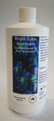 Coral Reef Aqua Marina Bright Color Strontium 500ml - für Korallen Aquarien