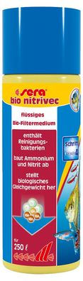 Sera bio nitrivec 100ml - flüssiges Bio-Filtermedium enthält Reinigungsbakterien